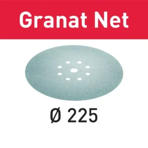 Festool STF D225 P320 GR NET/25 malla abrasiva Granate Net (203319) para lijadoras de cuello largo PLANEX LHS 2 225 EQ(I),...