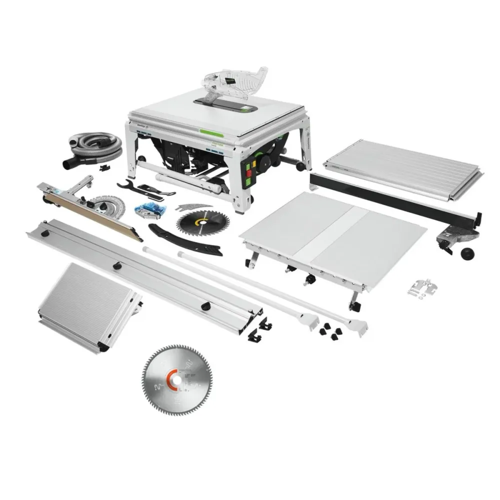Festool TKS 80 EBS conjunto sierra circular de mesa 2200 vatios 254 mm (575828) + hoja de sierra circular especial TF80 L...