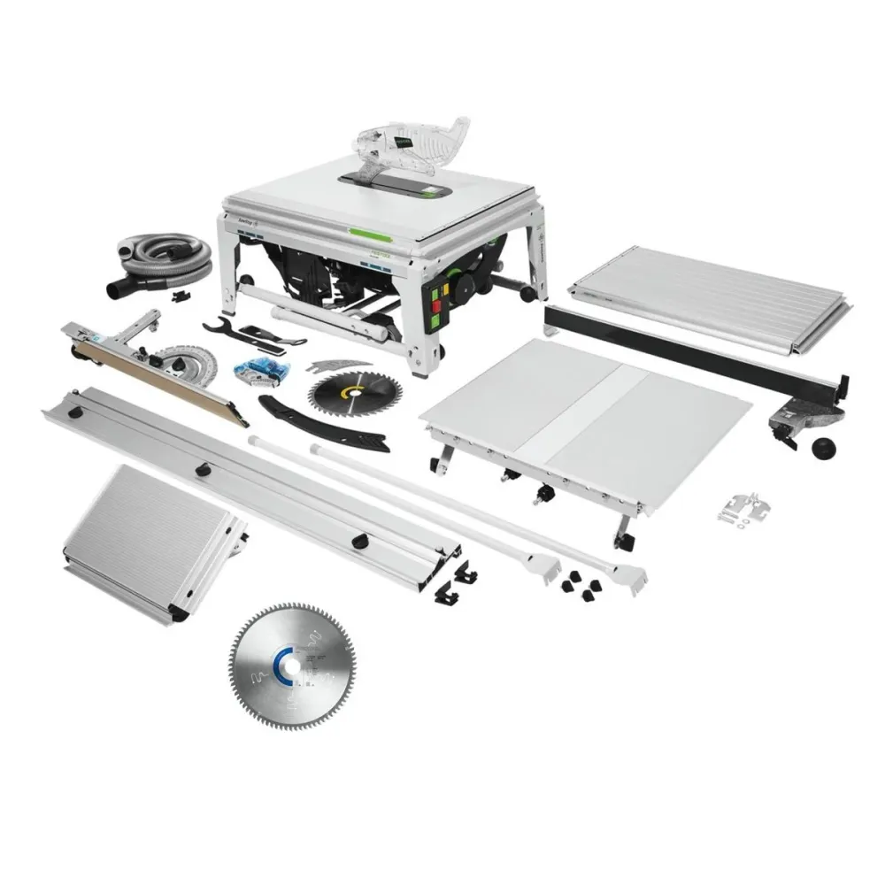 Festool TKS 80 EBS conjunto sierra circular de mesa 2200 vatios 254 mm (575828) + hoja de sierra circular especial TF80 (5...