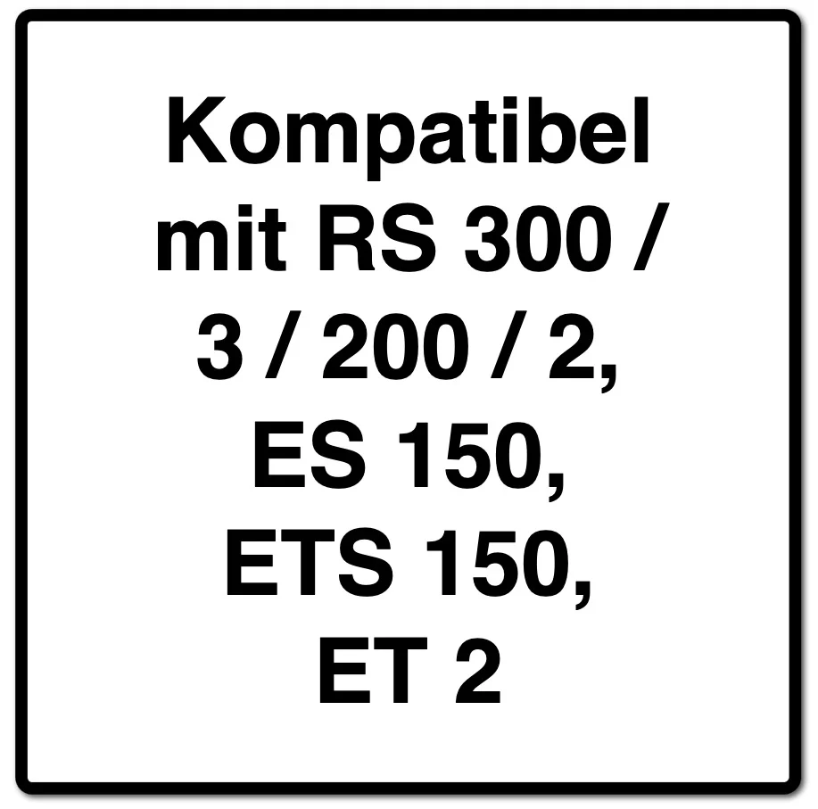 Festool turbo filtro TF II-RS/ES/ET/5 5 piezas ( 487779 ) para RS 300 / RS 3 / RS 200 / RS 2 / ES 150 / ETS 150 / ET 2