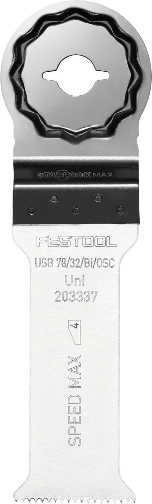 Festool USB 78/32/Bi/OSC/5 Universal Hoja de sierra Starlock MAX - 5 unidades ( 203337 )