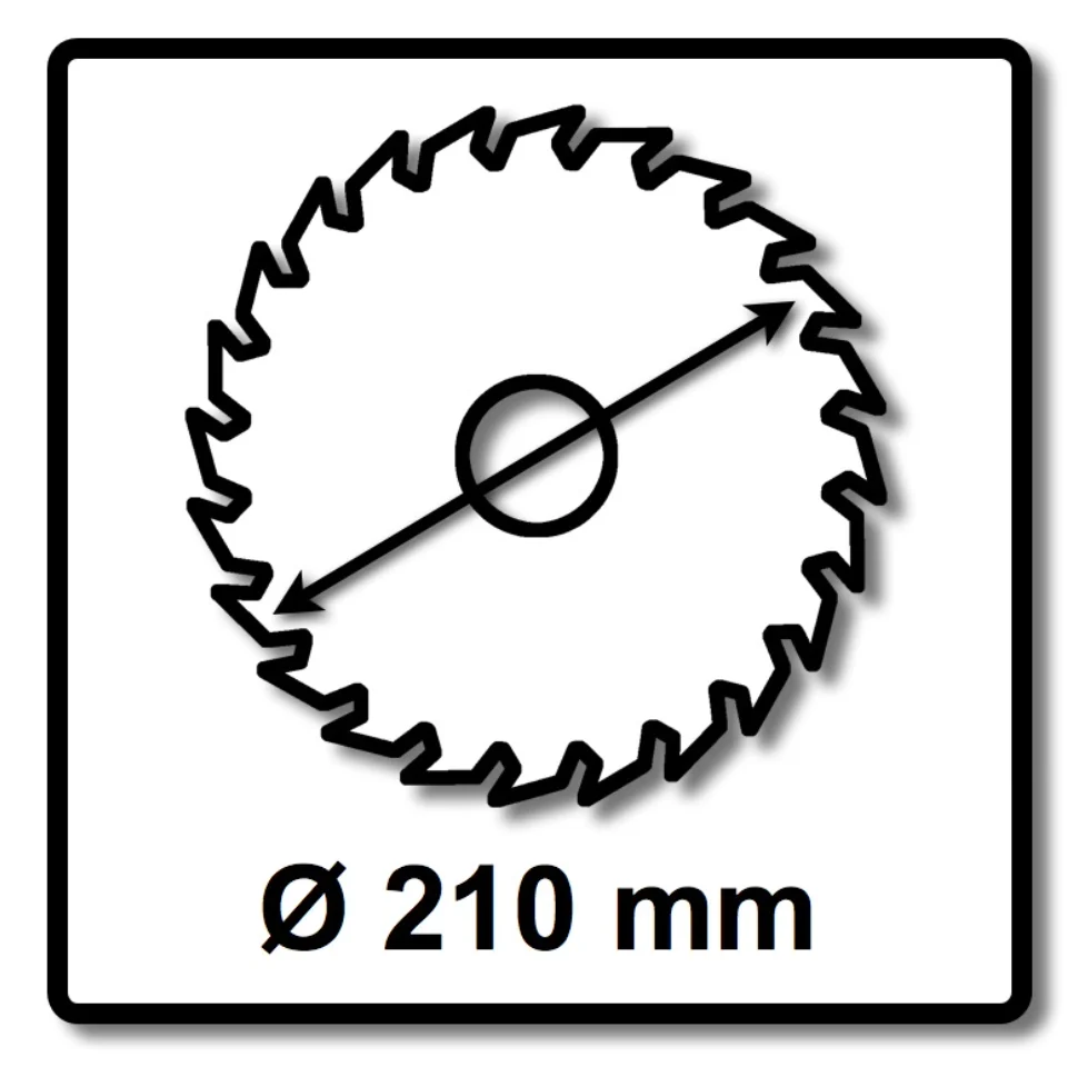 Festool WOOD FINE CUT Hoja de sierra circular, dentado fino, HW 210 x 30 x 2,4 mm W52, 2 unid. (2x 493199)