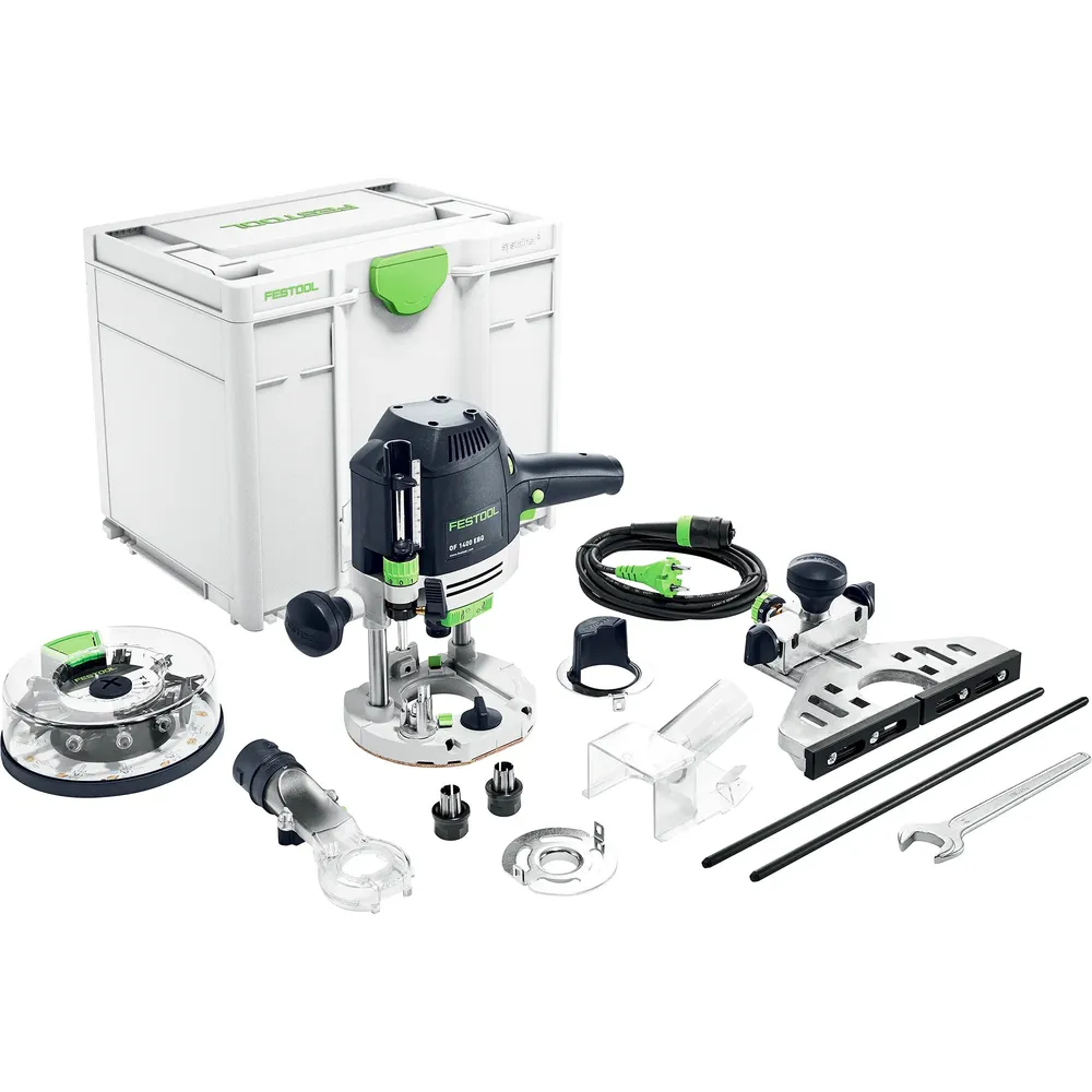 Fresadora Festool DE 1400 EBQ-Plus + Caja--S