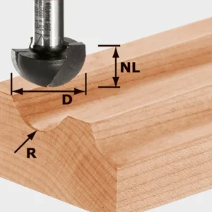 Fresadora de ranuras Festool HW S8 R9.7 (490986) para 900, 1000, 1010, 1010 R, 1400, 2000, 2200