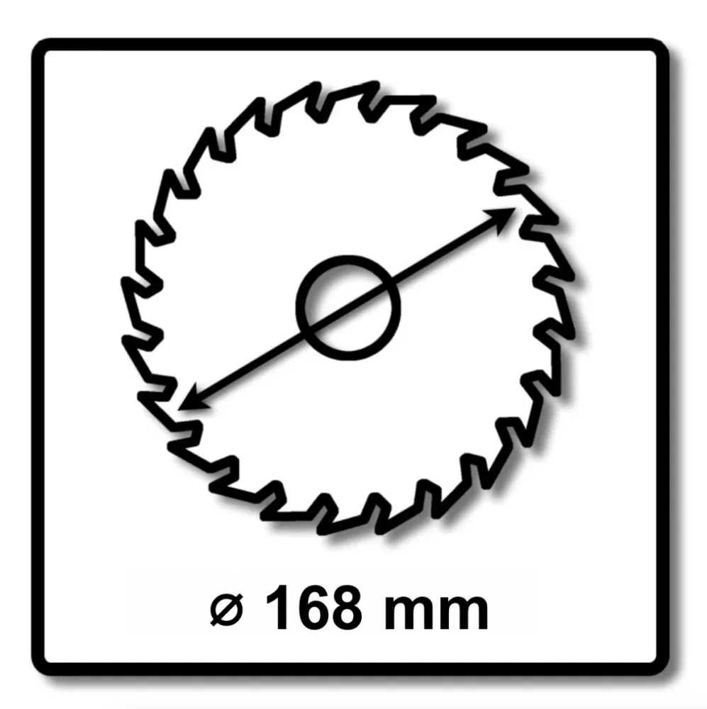 Hoja de sierra circular Festool laminado/HPL HW TF 152 168 x 1,8 x 20 PW16 ( 205766 ) para TS 60 K, CSC-SYS 50