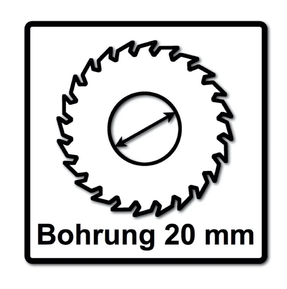 Juego de sierras circulares especiales Festool 2x HW 160 x 20 x 2,2 mm TF52 ( 2x 496306 ) 160 mm 52 dientes