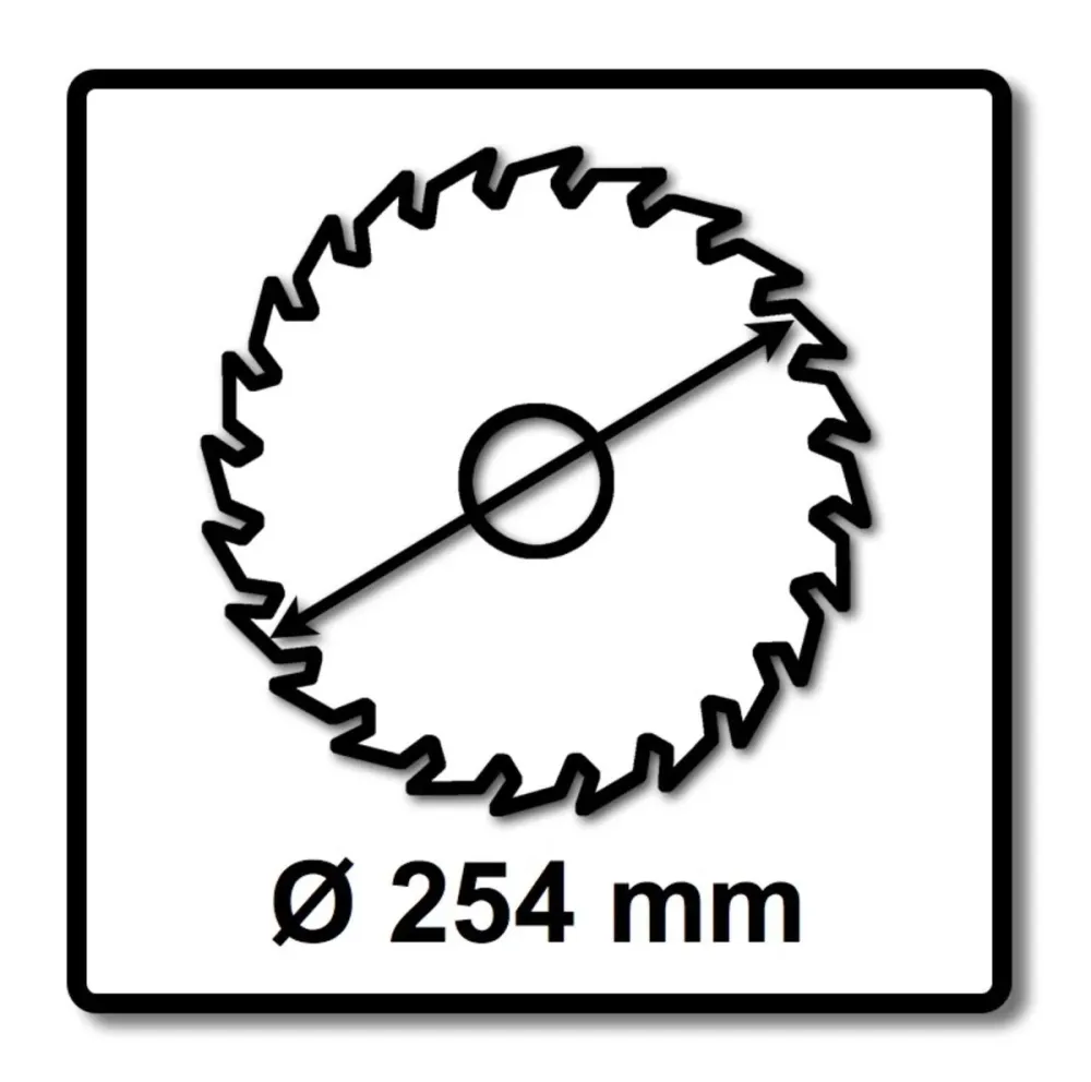 Juego de sierras circulares especiales Festool 3x TF80 254 x 2,4 x 30 mm ( 3x 575978 ) para sierra de mesa TKS 80