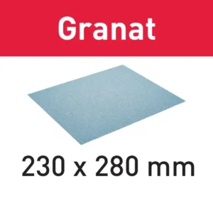 Papel de lija Festool 230x280 P60 GR/10 granate (201257) para abrasivos manuales