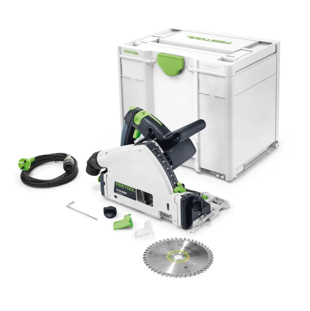 Sierra de inmersión Festool TS 55 REBQ-PLUS 1200 W 160 mm + SYS3 ( 576000 ) Sucesor del 561551