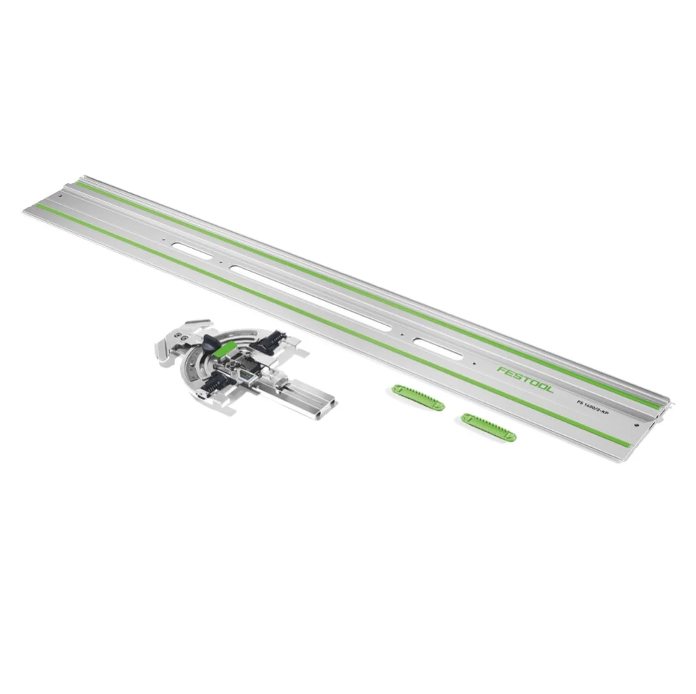 Tope-guí angular Festool FS-WA para carril guí FS/2 corte 60º + carril guí FS 1400/2-KP 1400 mm