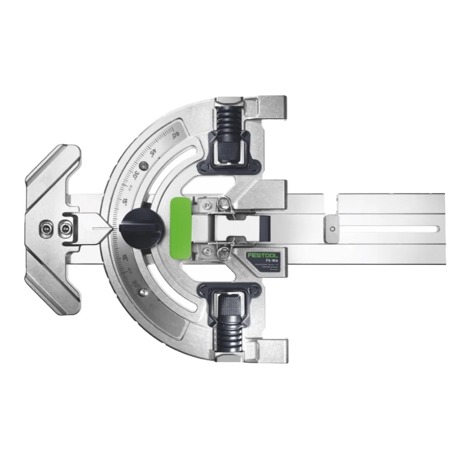 Tope-guí angular Festool FS-WA para carril guí FS/2 corte 60º + carril guí FS 1400/2-KP 1400 mm
