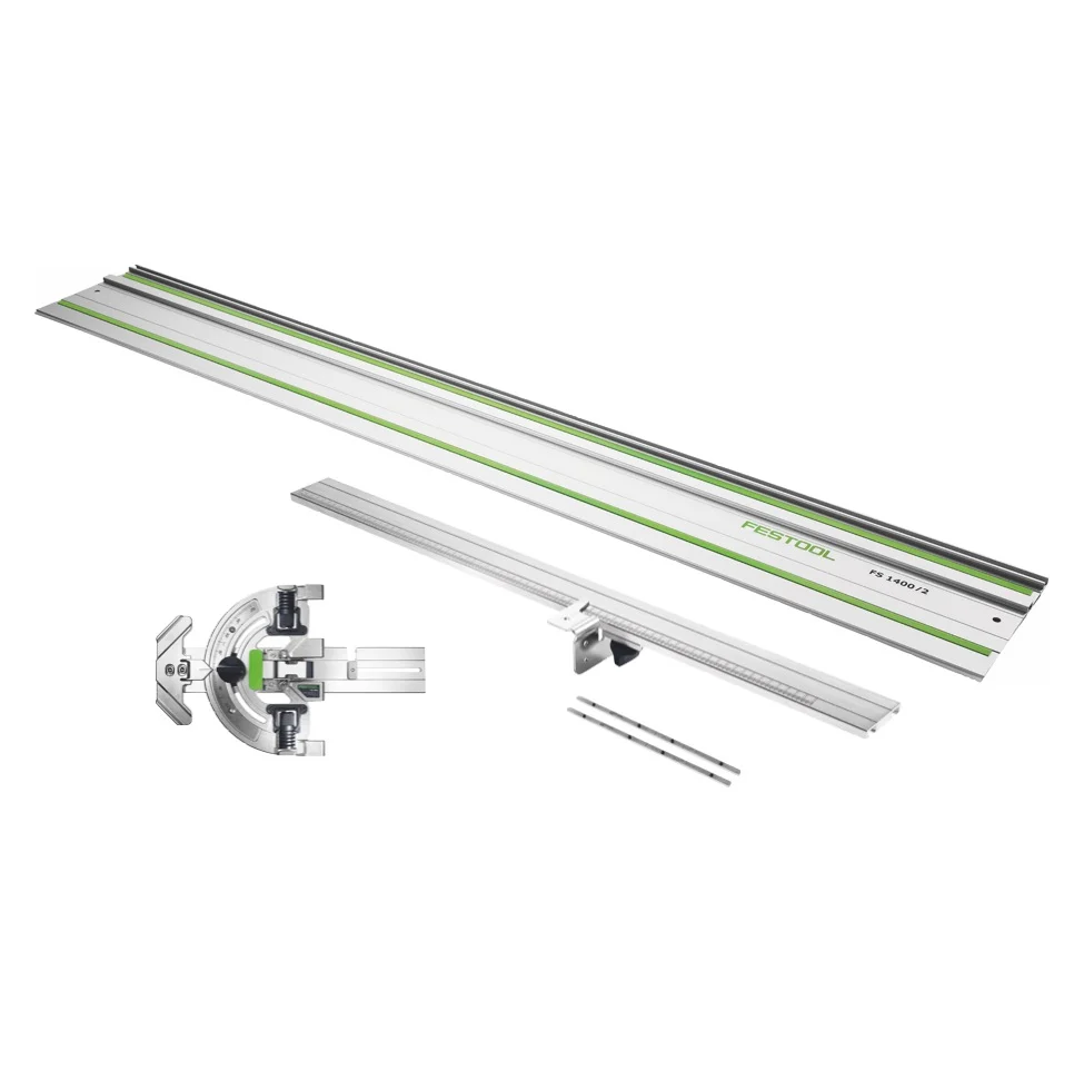 Tope-guí angular Festool FS-WA para carril guí FS/2 corte 60º + carril guí FS 1080/2 1080 mm + prolongación FS-WA-VL