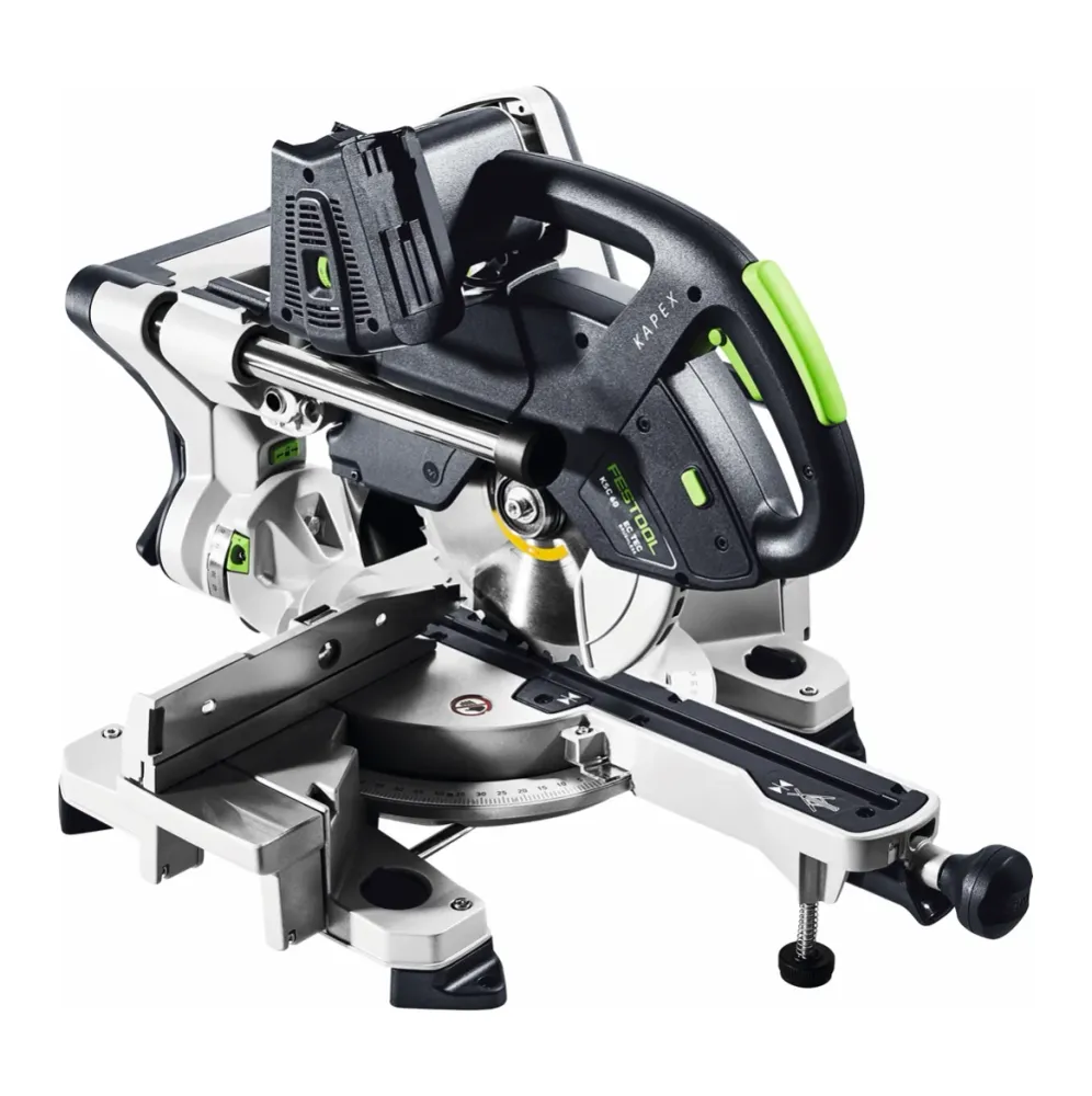 Tronzadora sin cable Festool KSC 60 EB-Basic KAPEX 18 V / 36 V 216 mm sin escobillas + 2x baterí 4,0 Ah - sin cargador
