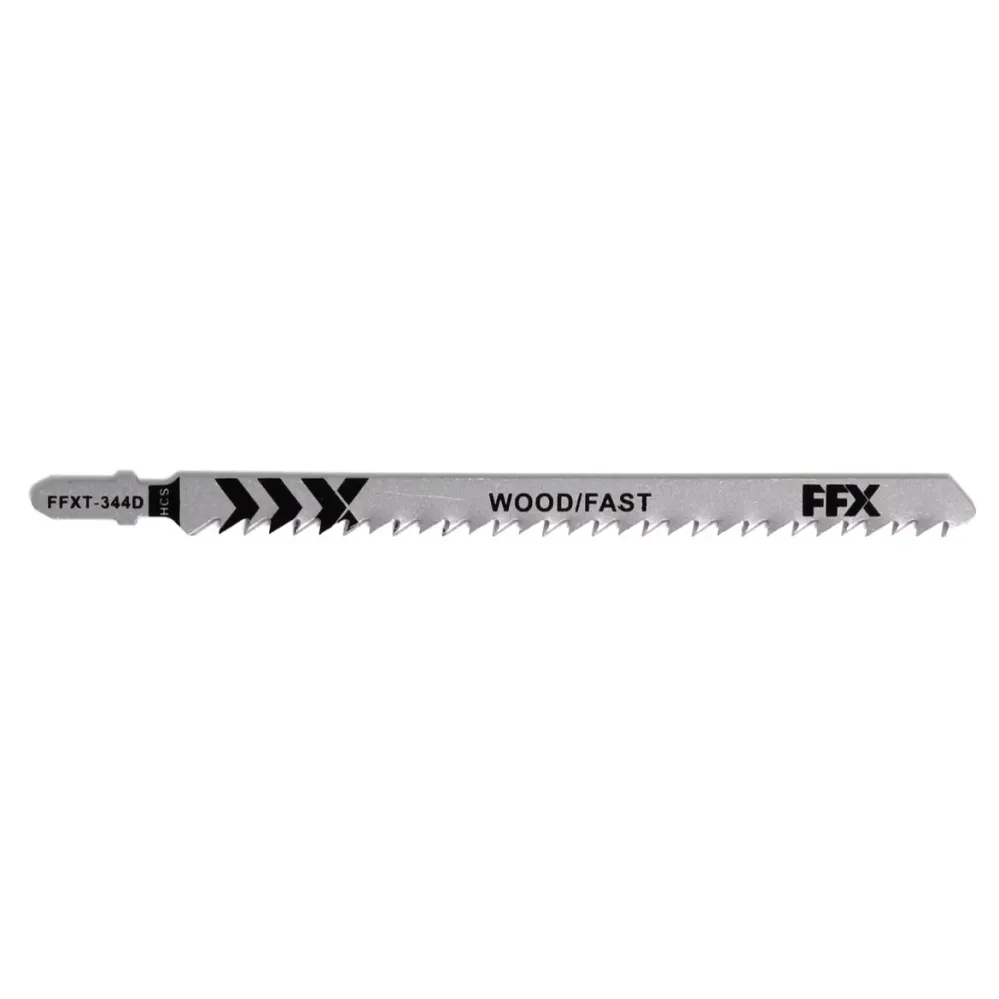 FFX FFXT-344D Hojas de sierra de calar para madera Pack de 5 HCS 152 mm 6 TPI (QQ0102300060)