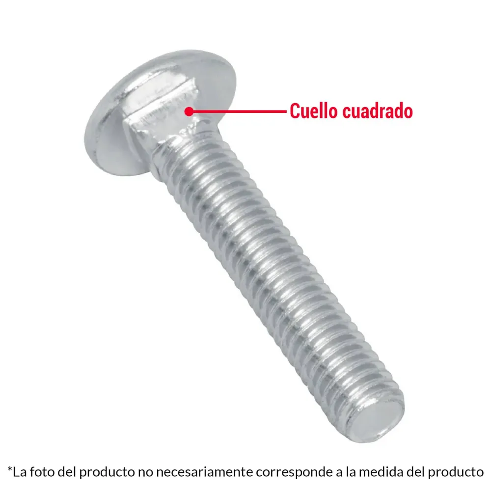 Bolsa con 150 tornillos 1/4" x 1/2" tipo coche, Fiero