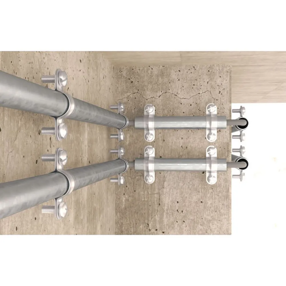 Abrazadera de tuberí espaciadora de metal AM fischer