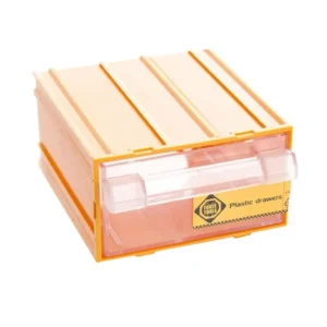 FORTE Tools K-30 Caja de almacenaje 13.5x11.2x6 cm, Caja cajón, Transparente, Plástico, con cajón, para combinar con siste...
