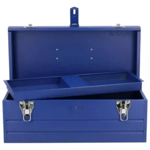 Caja Portaherramientas Metalica Foy Azul 16'' X 7'' X 6''