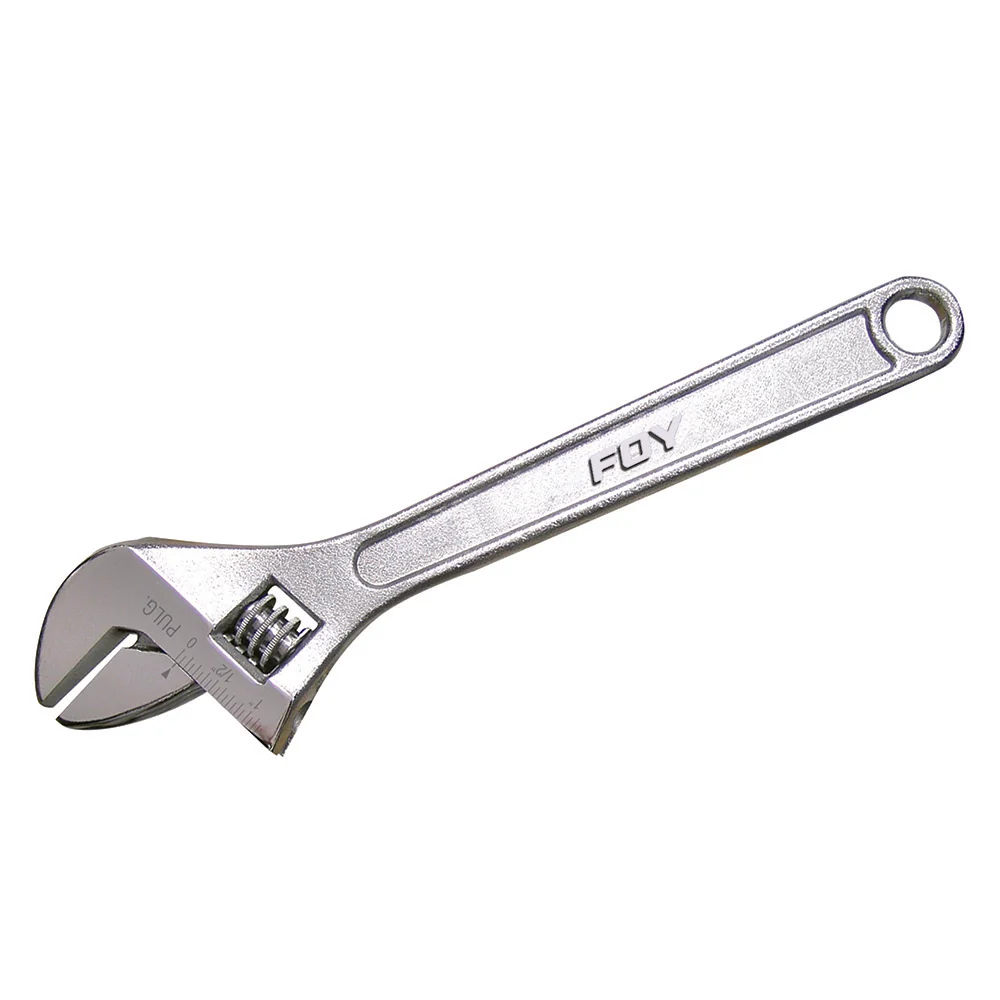 Llave ajustable cromada 12" Foy