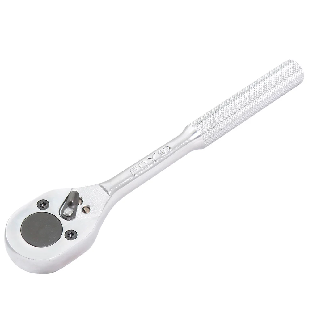 Matraca reversible cromada, para dado cuadro de 3/8" Foy