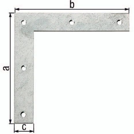 Escuadra GAH longitud 200 x 200 mm anchura 30 mm espesor 3 mm ( 3000200378 )