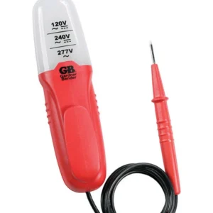 Comprobador de voltaje Gardner Bender negro/rojo de 80/300 V CA/CC de 3 rangos, 2,5 W - Oferta de la semana