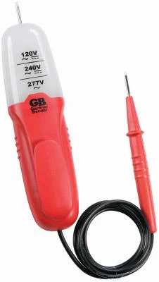Comprobador de voltaje Gardner Bender negro/rojo de 80/300 V CA/CC de 3 rangos, 2,5 W - Oferta de la semana
