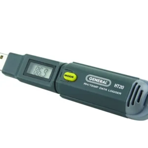 (HT20) TERMOMETRO Y LECTOR DE HUMEDAD C/ ALMACEN DE DATOS GENERAL