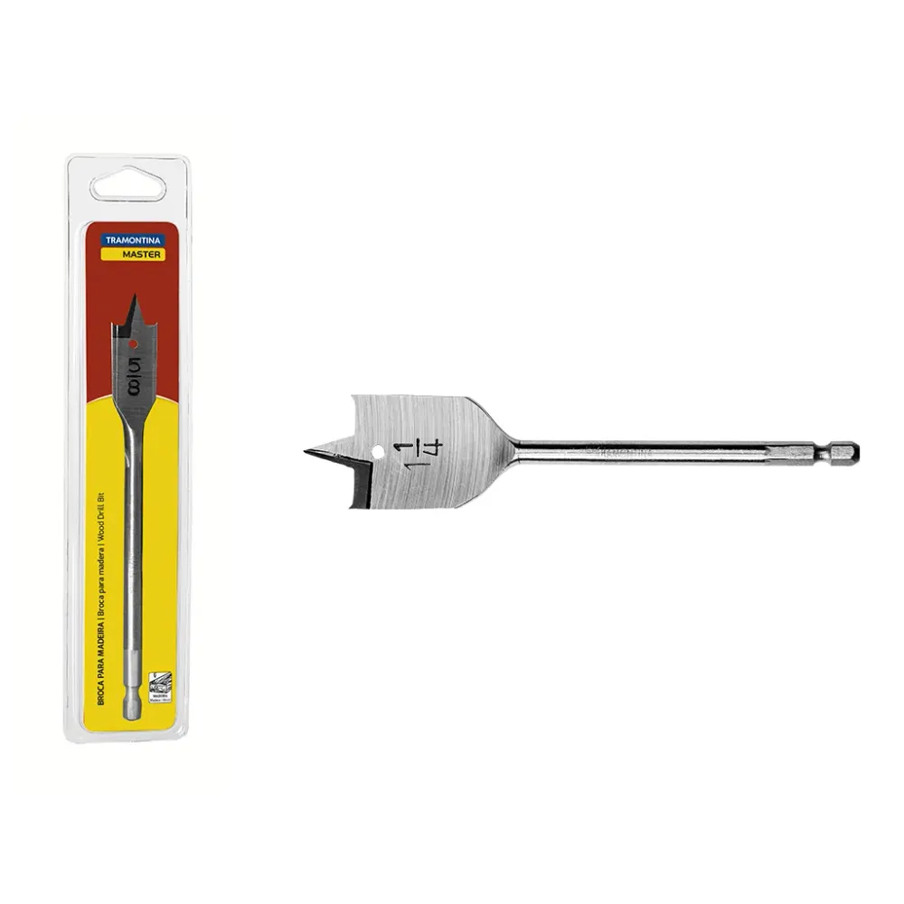 Mecha Chata Para Madera 1 1/4 Tramontina Golfard