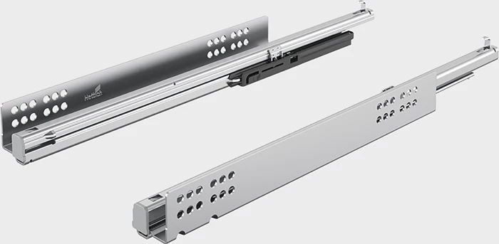Correderas de extracción total HETTICH Quadro V6 con Silent System acero galvanizado ( 3000271478 )