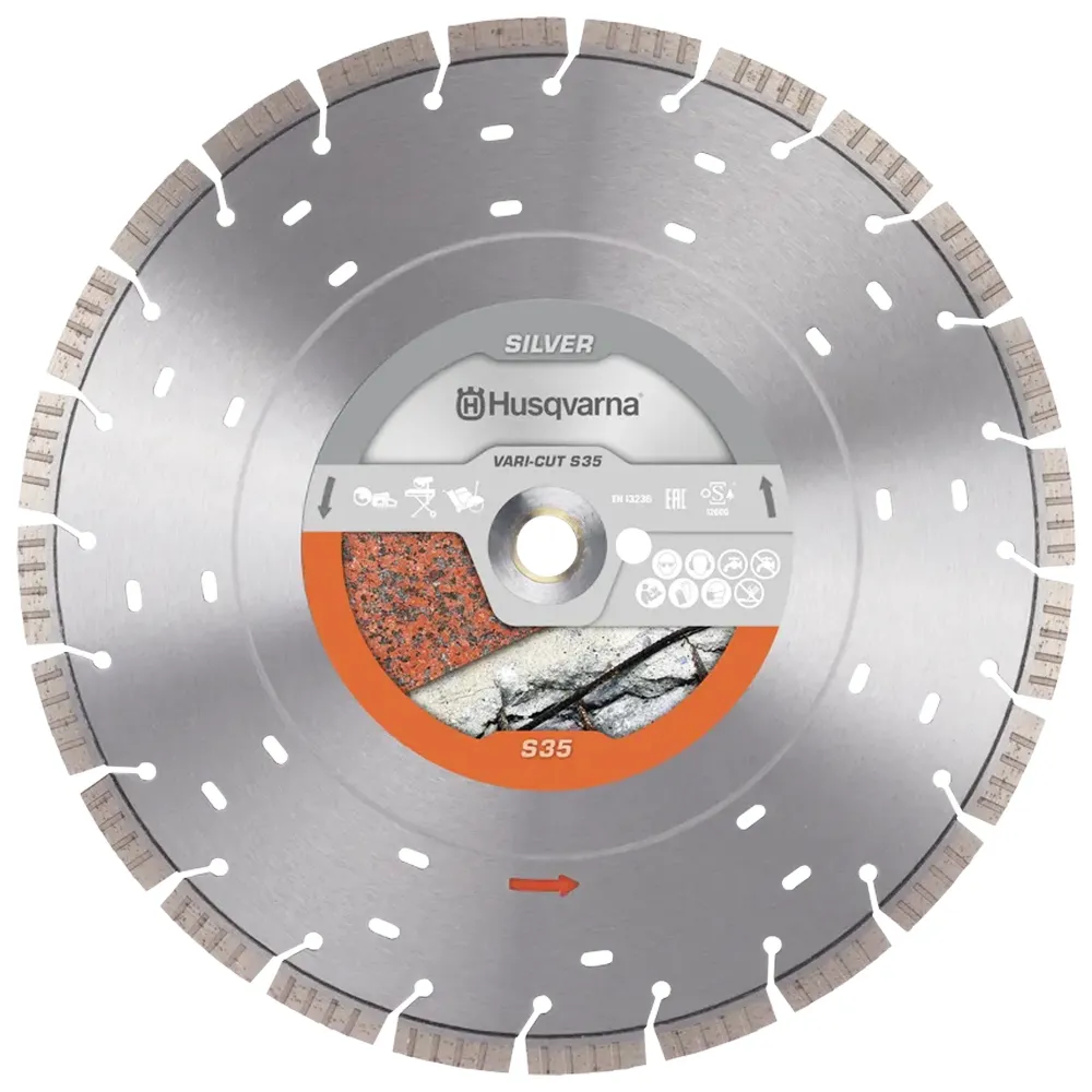Disco de diamante Husqvarna Corte variable S35 350 mm