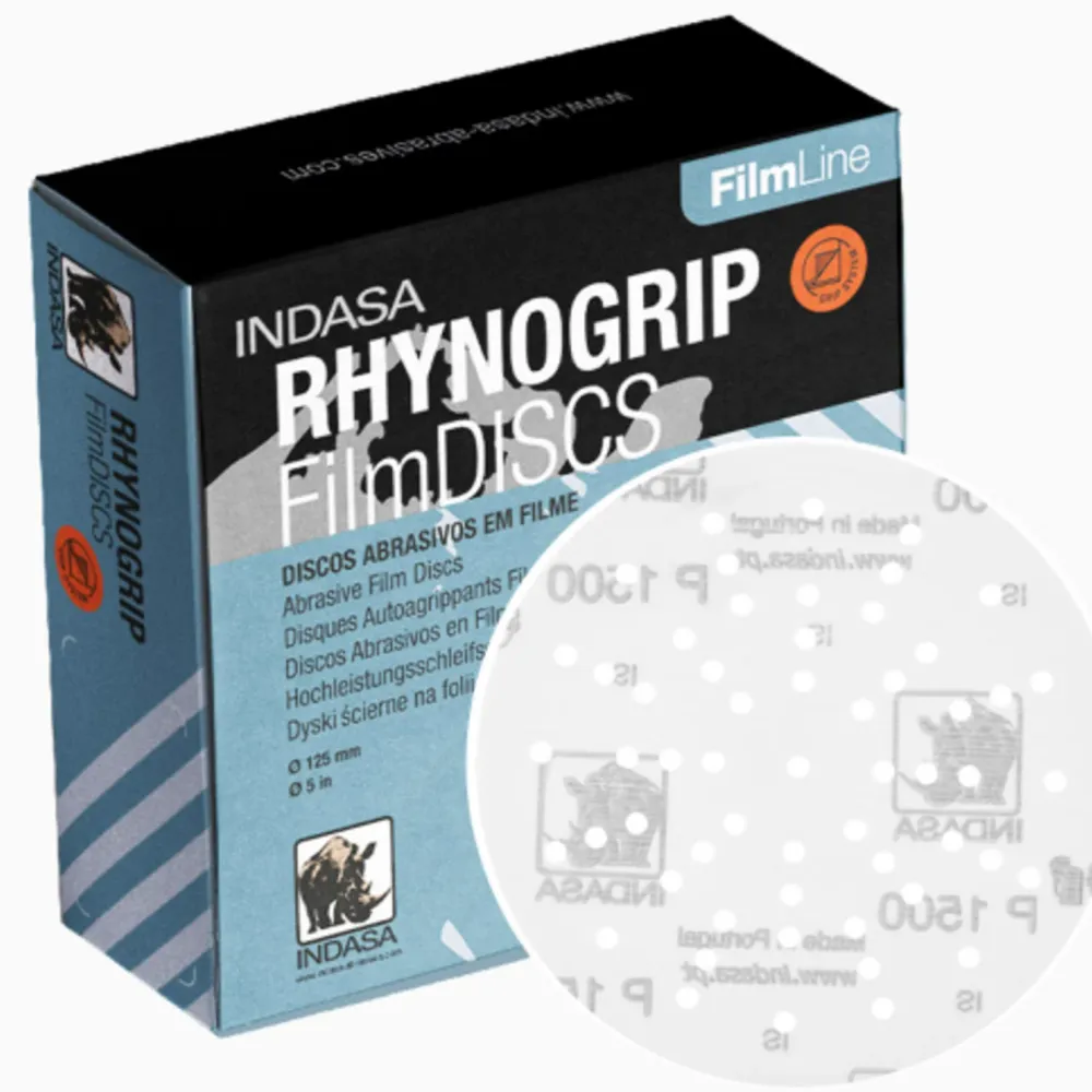 Rhynogrip Film Line P-1500 - Disco Lija Orbital Seco (Unidad) Indasa®