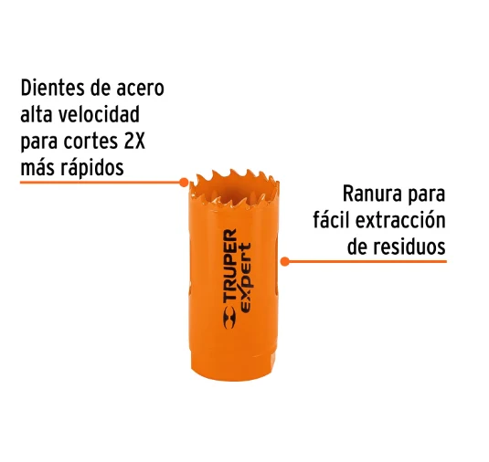 TRUPER BROCA SIERRA BIMETALICA 1 1/16" 18089 INSTA-YA PITALITO