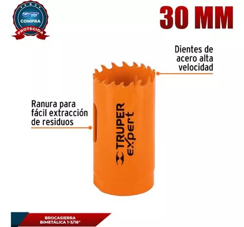 TRUPER BROCA SIERRA BIMETALICA 1 3/16" 18091 INSTA-YA PITALITO