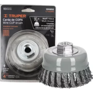 TRUPER CARDA DE COPA 4" MULTI ROSCA 100852 INSTA-YA PITALITO