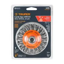 TRUPER CARDA TIPO CONICO 4" CATR-4E 14190 INSTA-YA PITALITO
