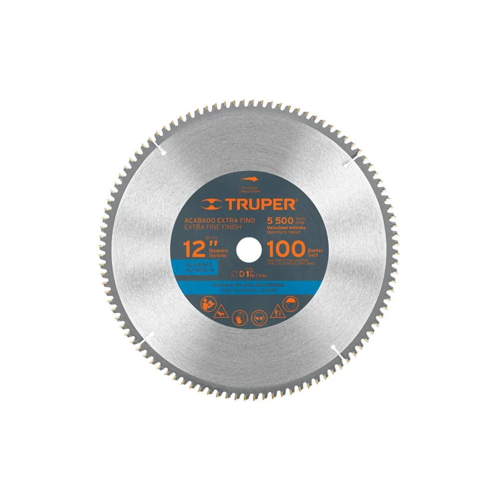 TRUPER DISCO PARA ALUMINIO 12" 100 DIENTES 12686 INSTA-YA PITALITO
