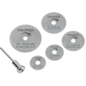 TRUPER JUEGO DE MINI DISCOS SIERRA PARA HERRAMIENTA ROTATIVA 102328 INSTA-YA PITALITO