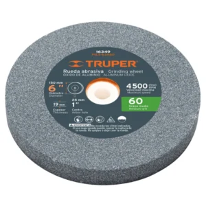 TRUPER RUEDA ABRASIVA OXIDO DE ALUMINIO GRANO 60 - 16349 INSTA-YA PITALITO