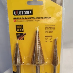 UYUSTOOLS BROCA PARA METAL ESCALONADA - BCE3SU-P INSTA-YA PITALITO