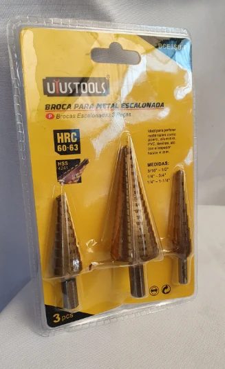 UYUSTOOLS BROCA PARA METAL ESCALONADA - BCE3SU-P INSTA-YA PITALITO