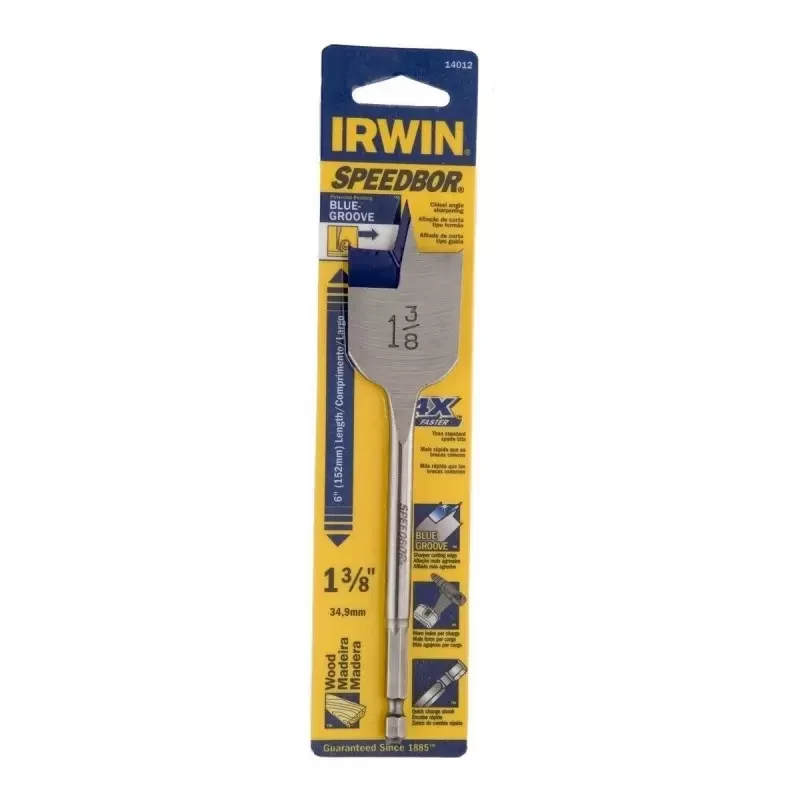 Broca paleta para madera 1-3/8" Irwin