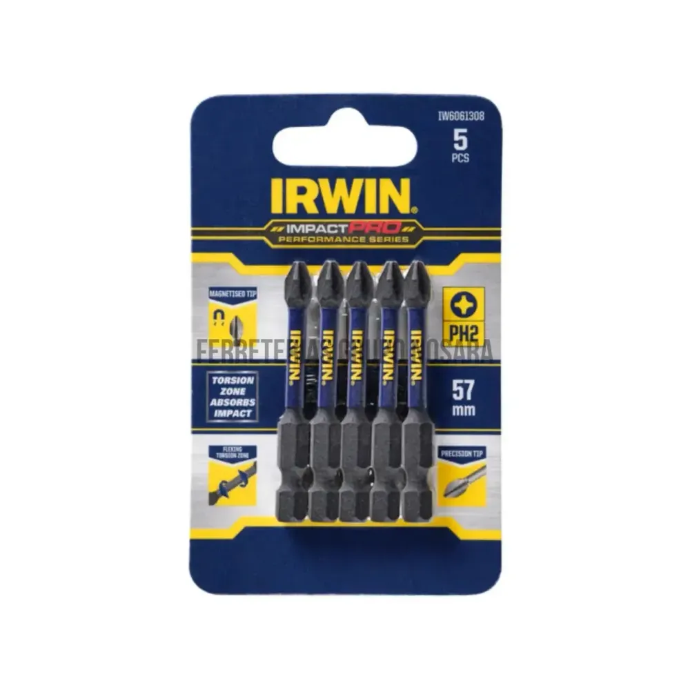 IRWIN PUNTERA TORSION PH #2 BLISTER 5PZS