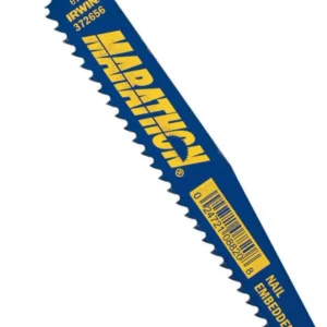 Paquete de 25 hojas recíprocas Irwin 372656b de 6" y 6 dientes por pulgada