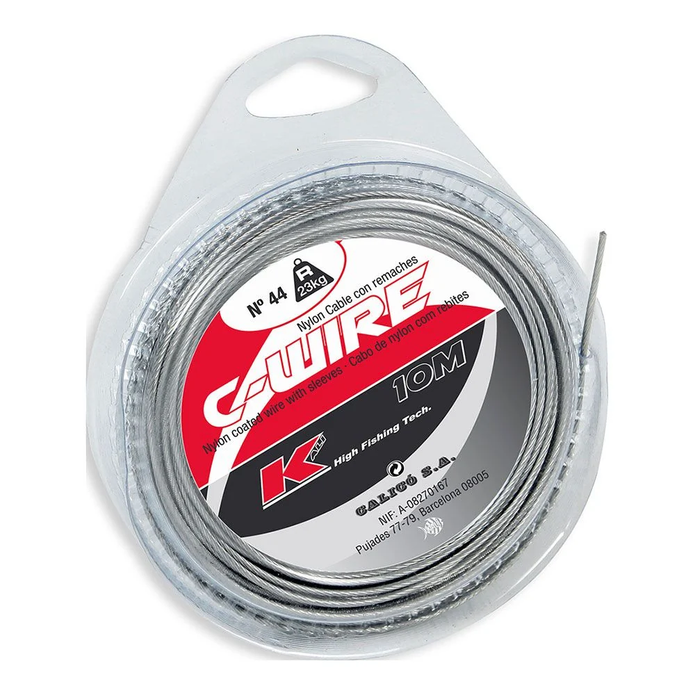 CABLE DE ACERO FORRADO DE NILON 10 m KALI