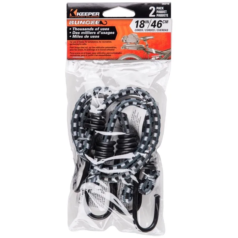 Cuerda elástica de 18" (paquete de 2) Keeper