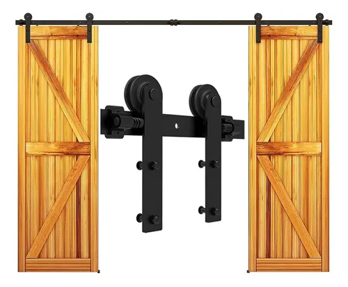 Kit Para Puerta Corrediza Tipo Rústica Granero Rancho 1.5metros de largo