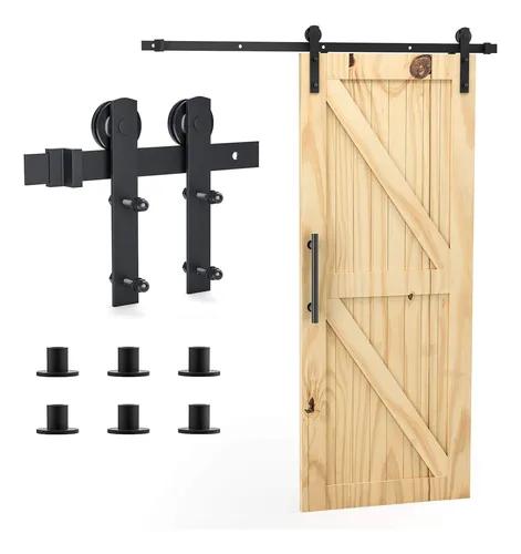 Kit Para Puerta Corrediza Tipo Rústica Granero Rancho 1.5metros de largo