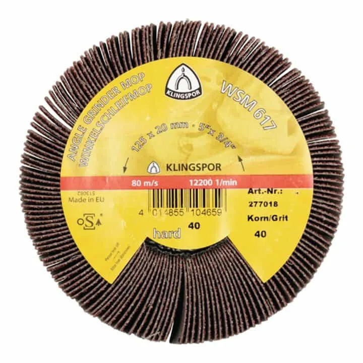 Disco abrasivo para mopa KLINGSPOR WSM 617 40 marrón ( 4000843646 )