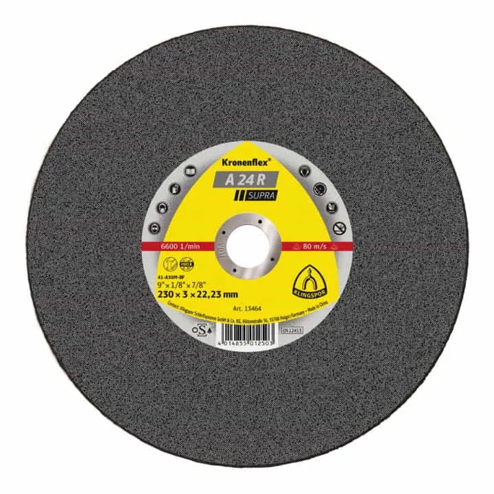 Disco de corte KLINGSPOR 24 R Supra D115x2,5mm acodado ( 4000841024 )